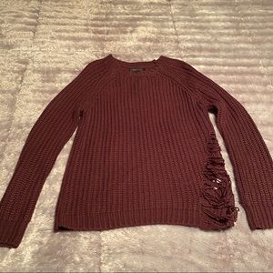 Fashion Nova Distressed Sweater